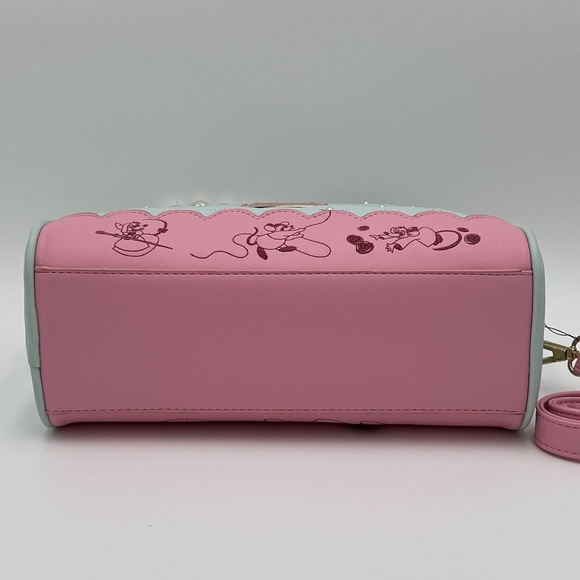Loungefly Disney Cinderella Pearl Handbag 70th Anniversary  BoxLunch - Picture 10 of 11